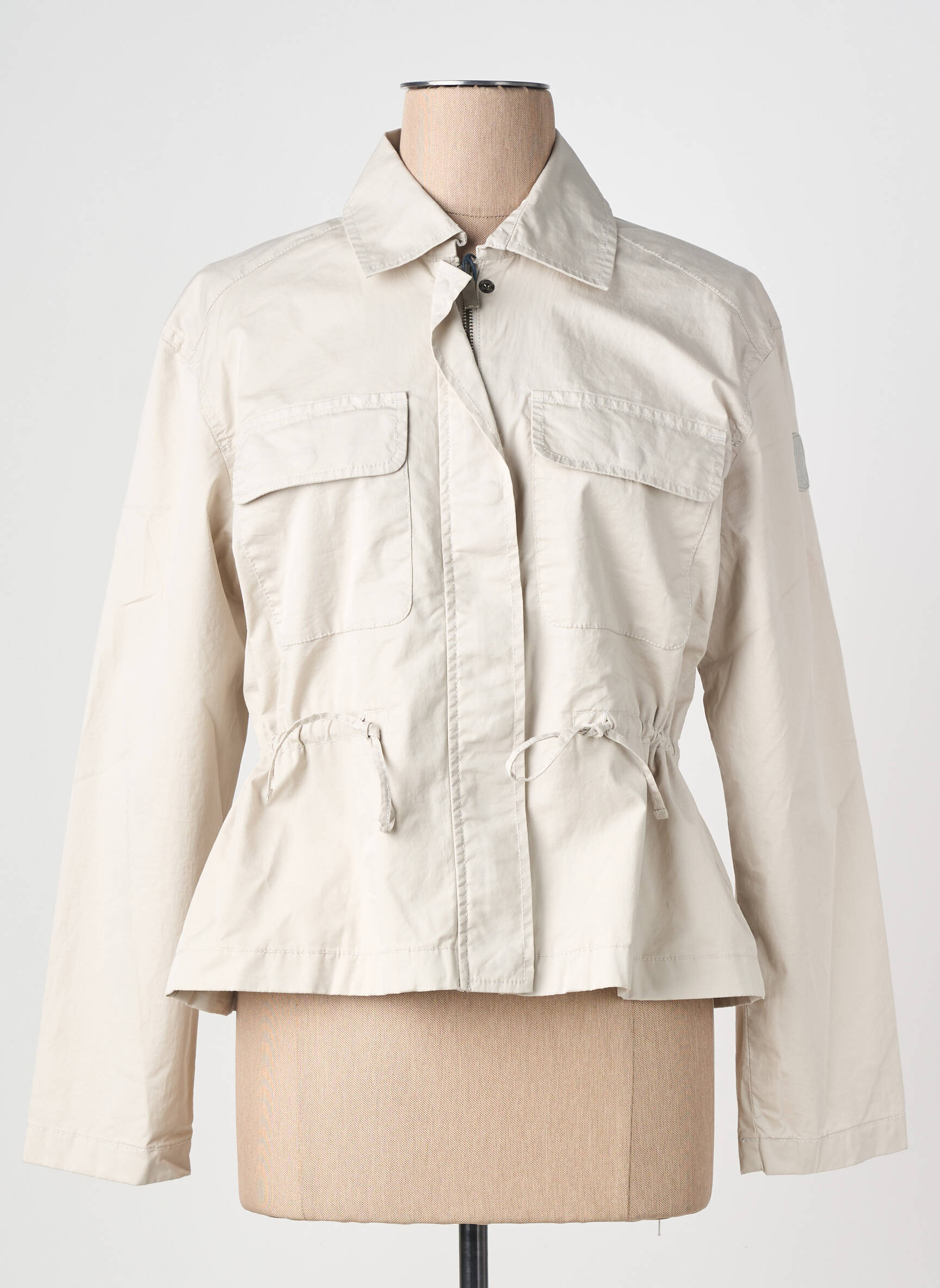 Jachete casual buzunare bej U.S. POLO ASSN femeie
