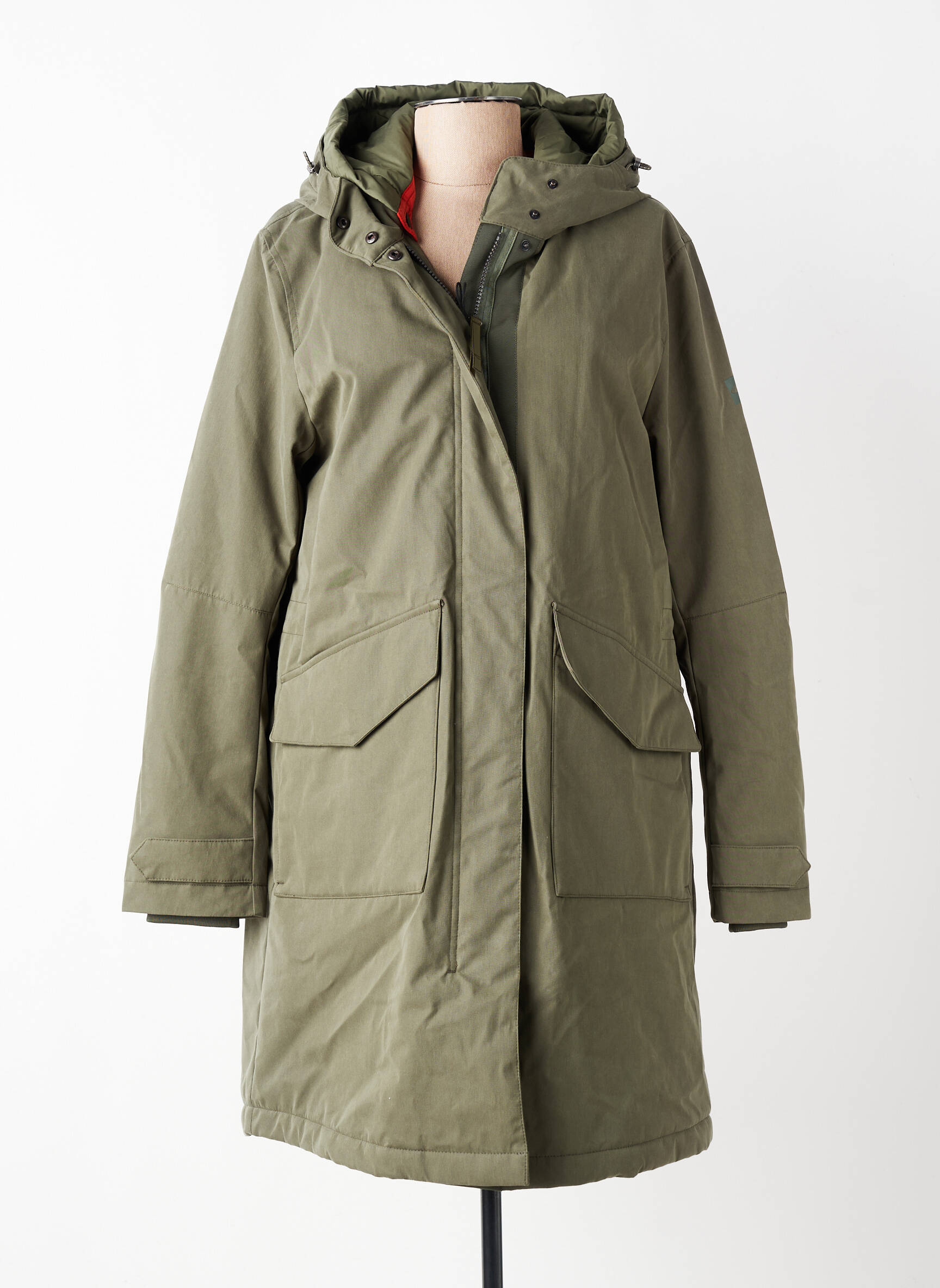 Parka mâneci lungi cu glugă verde CAMEL ACTIVE femeie