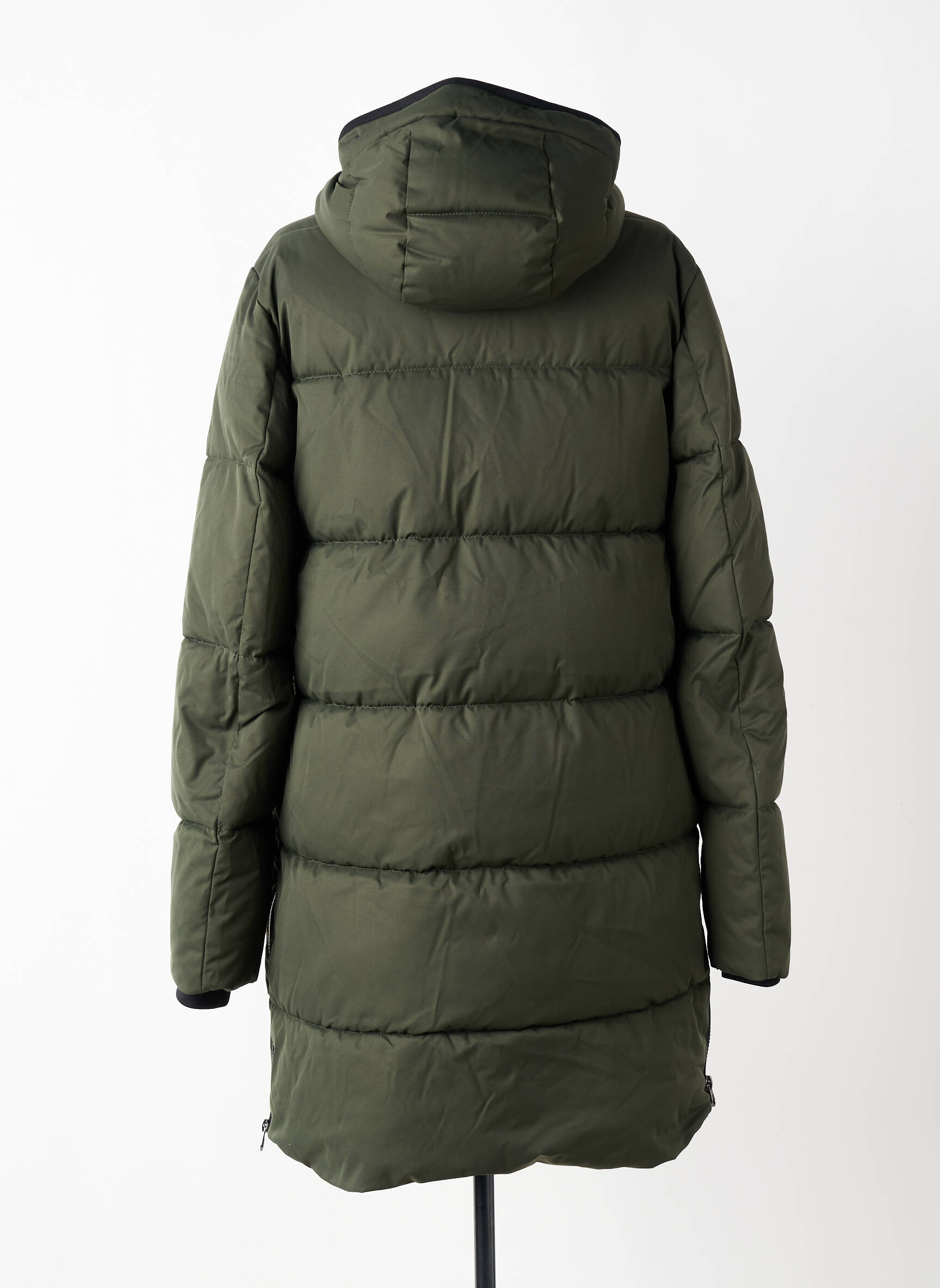 Geacă matlasată buzunare cu glugă verde închis CAMEL ACTIVE femeie