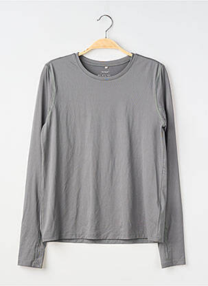 Tricou mâneci lungi mâneci lungi gri H&M femeie