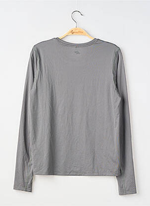 Tricou mâneci lungi mâneci lungi gri H&M femeie