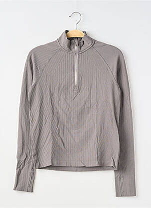 Tricou mâneci lungi mâneci lungi gri H&M femeie