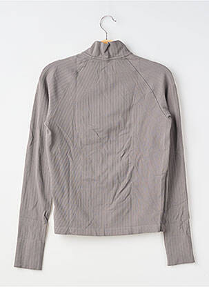 Tricou mâneci lungi mâneci lungi gri H&M femeie