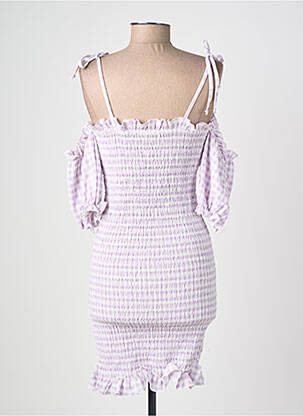 Rochie scurtă mâneci 3/4 mâneci 3/4 violet RIVER ISLAND femeie