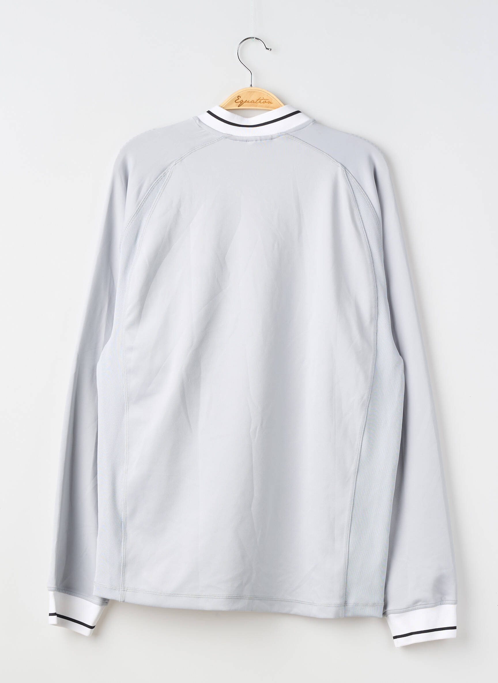 Tricou mâneci lungi mâneci lungi gri DECATHLON femeie