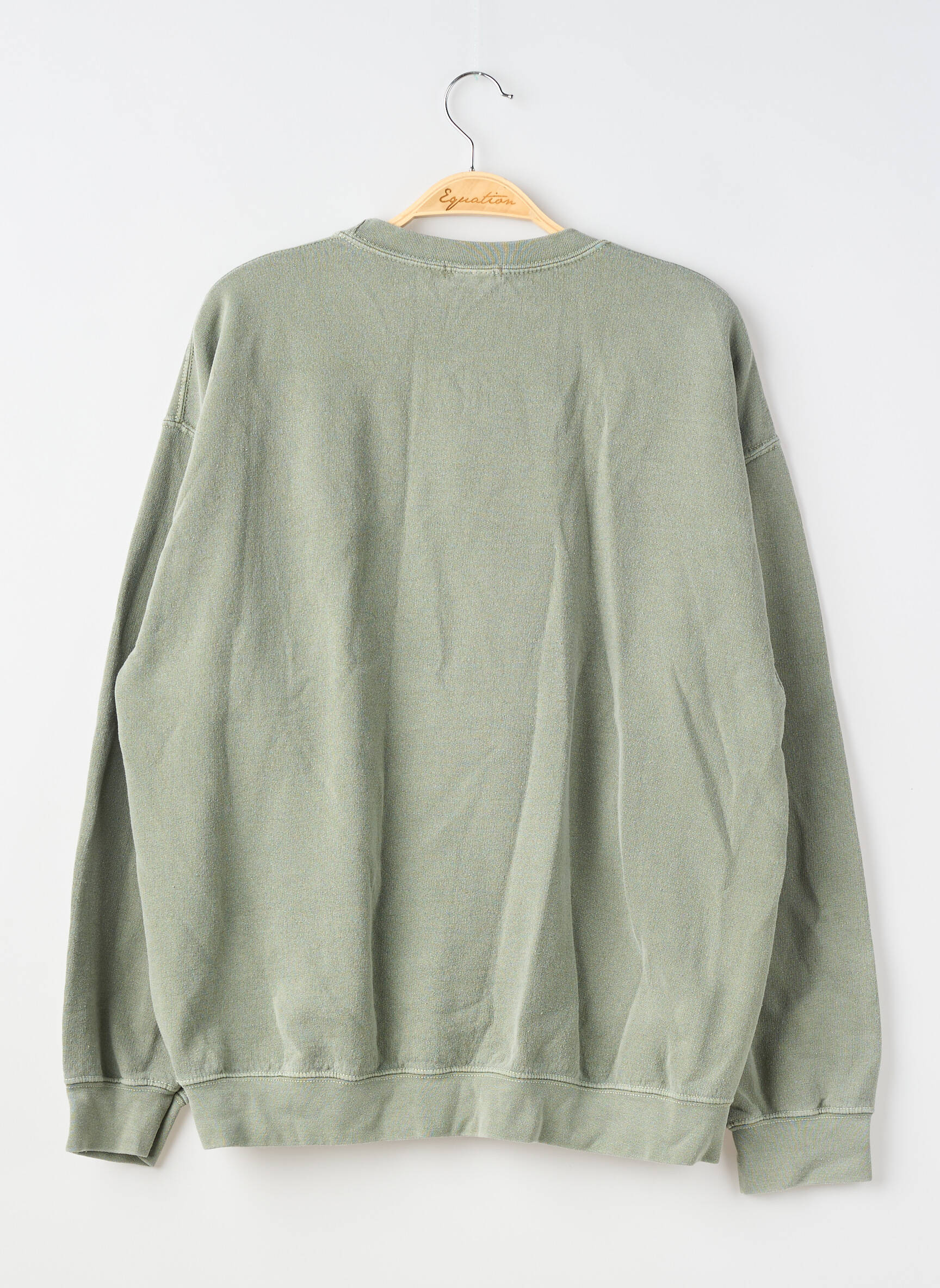 Hanorac elasticitate mâneci lungi verde NASTY GAL femeie