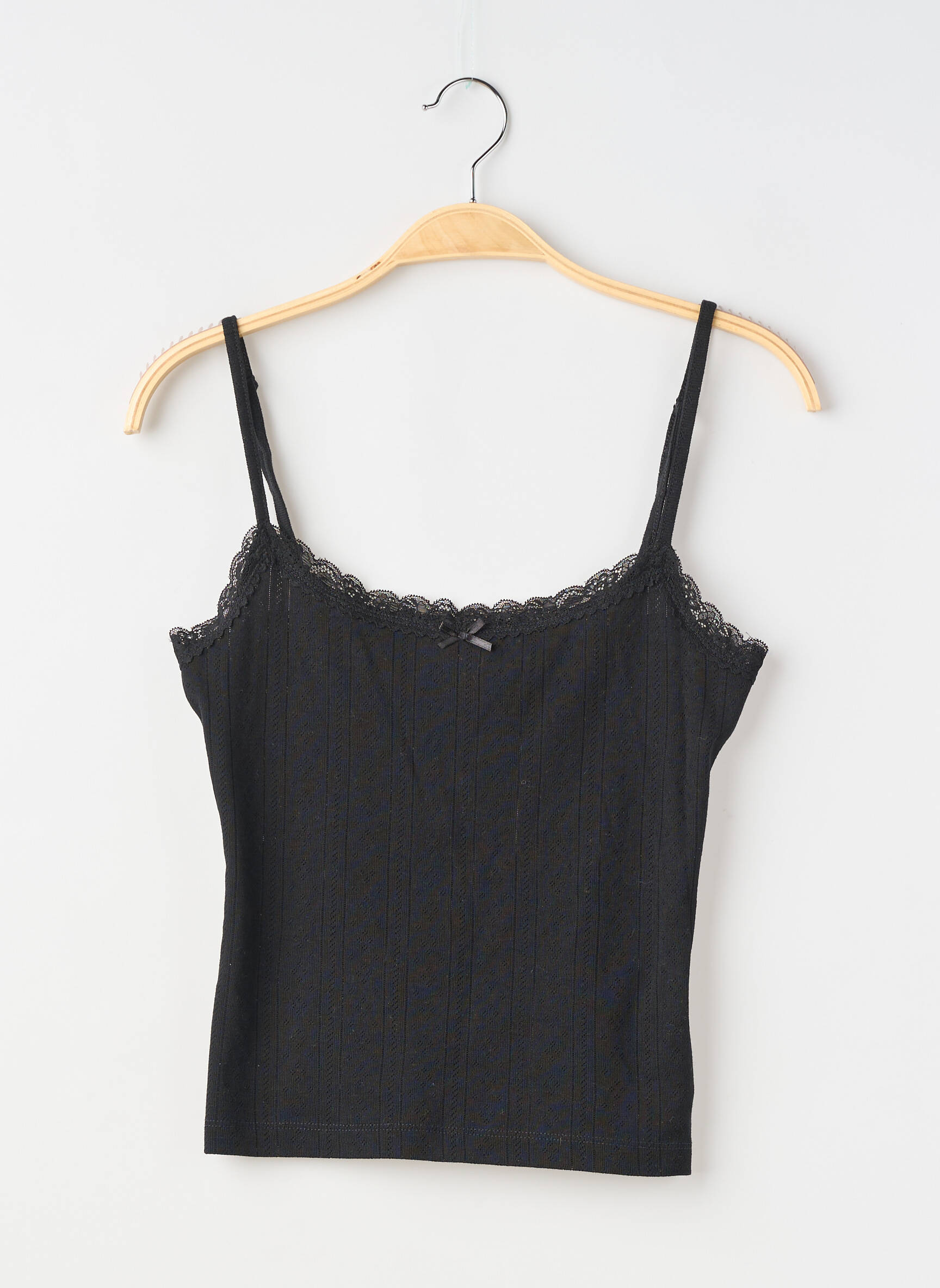 Top/caraco țesătură jersey negru UNDIZ femeie