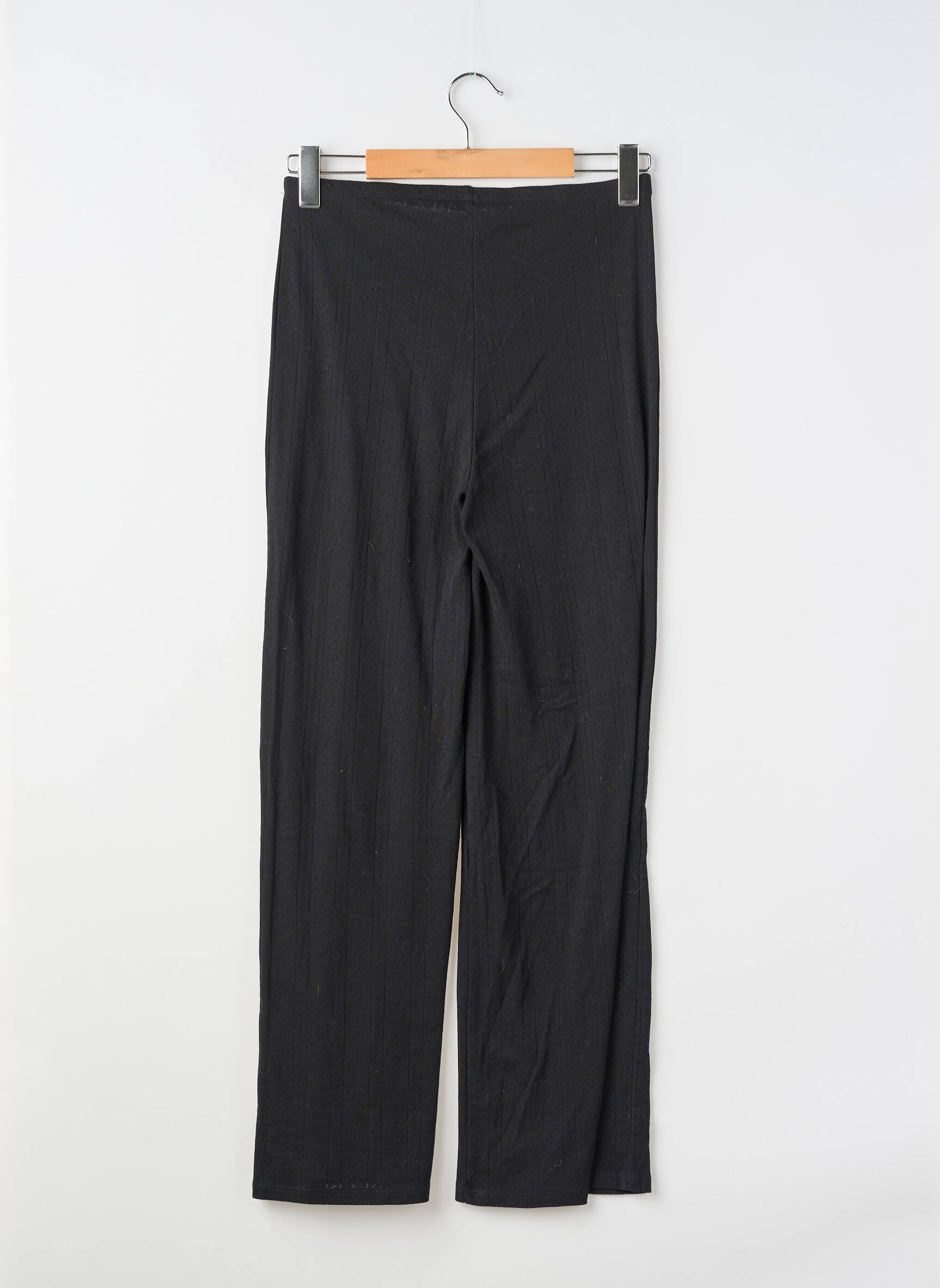 Pijama țesătură jerseu negru UNDIZ femeie