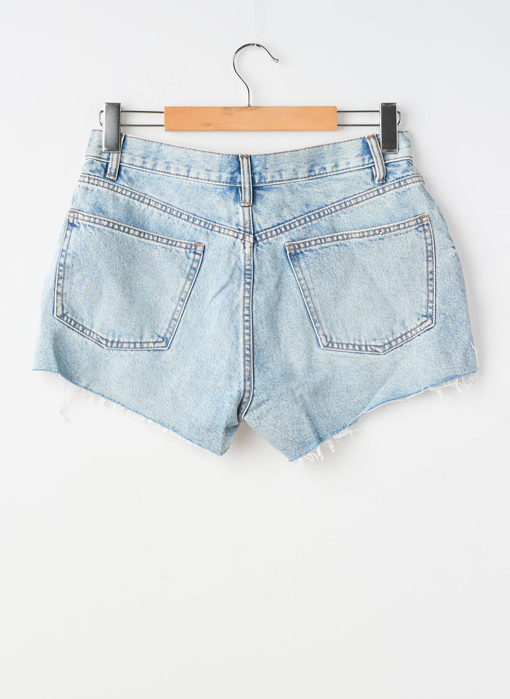 Șort țesătură denim mărime normală albastru ASOS femeie