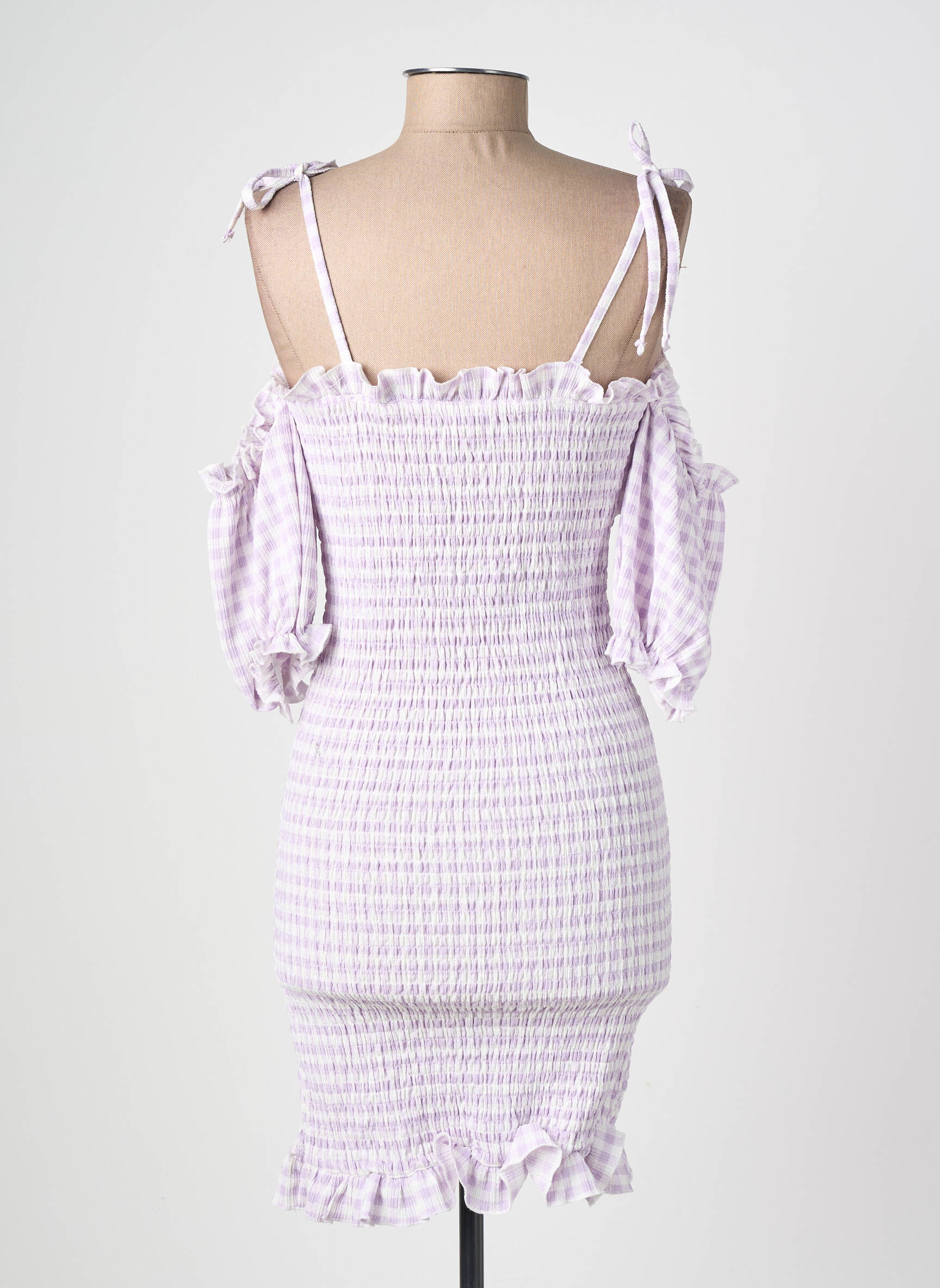 Rochie scurtă mâneci 3/4 mâneci 3/4 violet RIVER ISLAND femeie