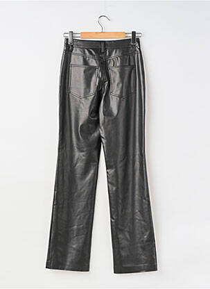 Pantalon drept închidere cu fermoar sub clapetă cu nasturi mărime normală negru GUESS femeie