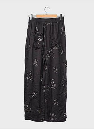 Pantalon larg mărime normală mărime normală negru SANS MARQUE femeie