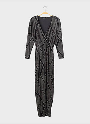 Salopetă-pantalon croială cambrată mâneci lungi negru ZARA femeie