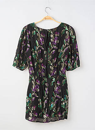 Rochie scurtă mâneci scurte mâneci scurte negru BA&SH femeie