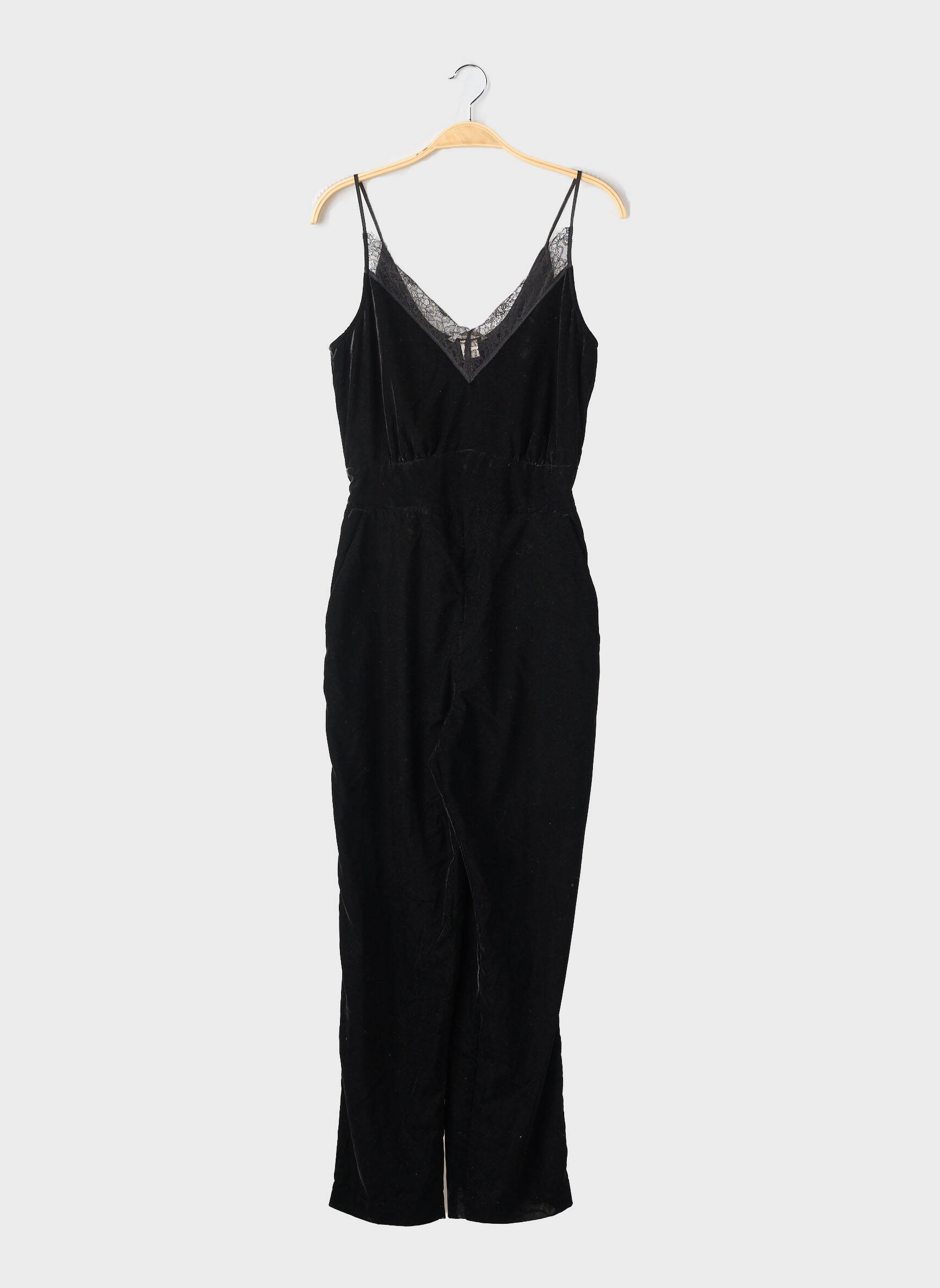 Salopetă-pantalon fără mâneci fără mâneci negru H&M femeie