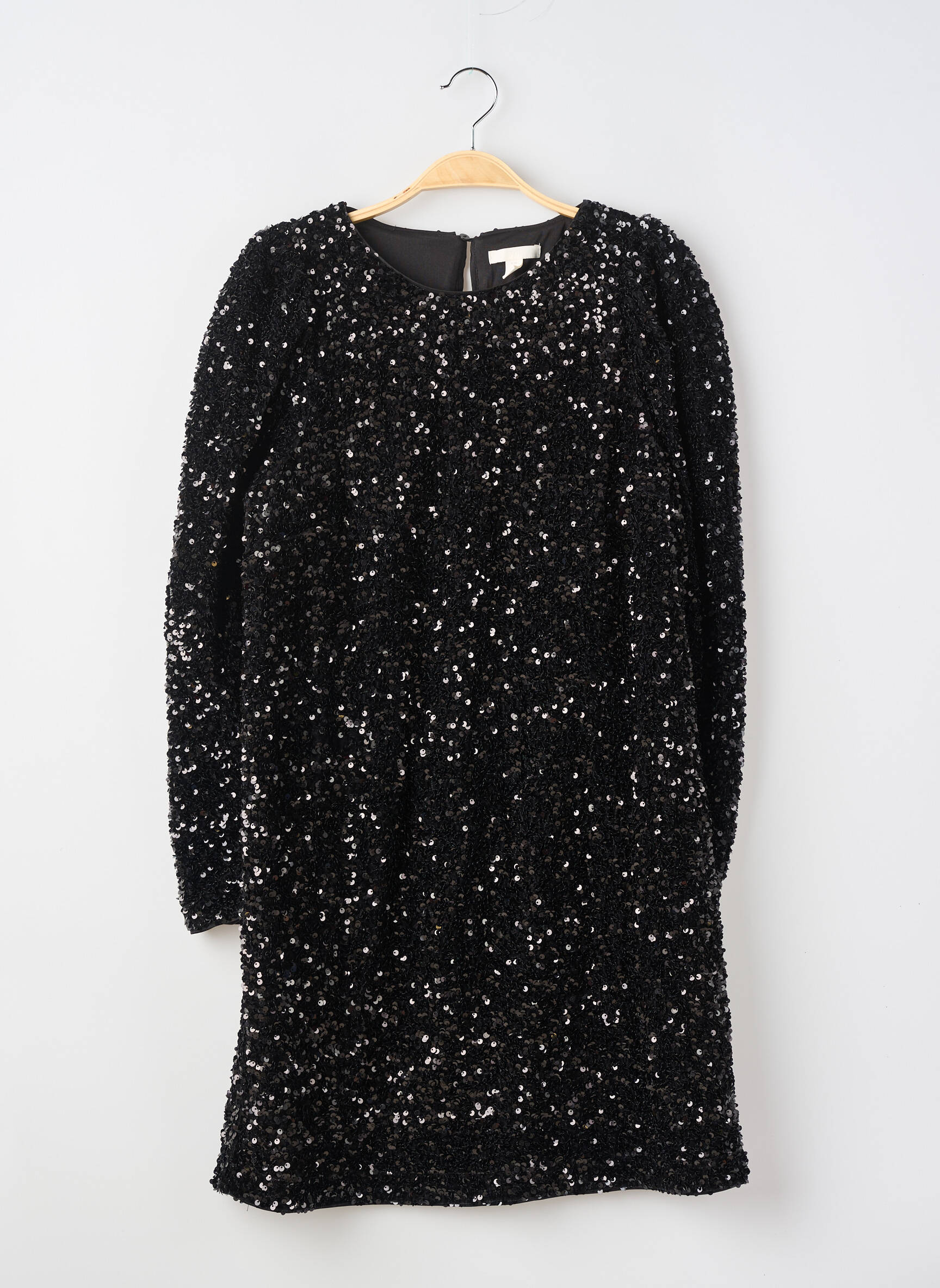 Rochie midi mâneci lungi mâneci lungi negru H&M femeie