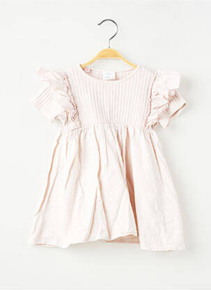 Rochie scurtă mâneci scurte mâneci scurte roz ZARA fată