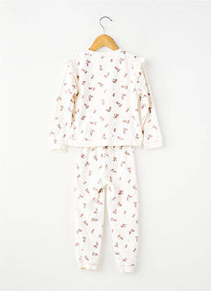 Pijama imprimat fantezie alb KIABI fată