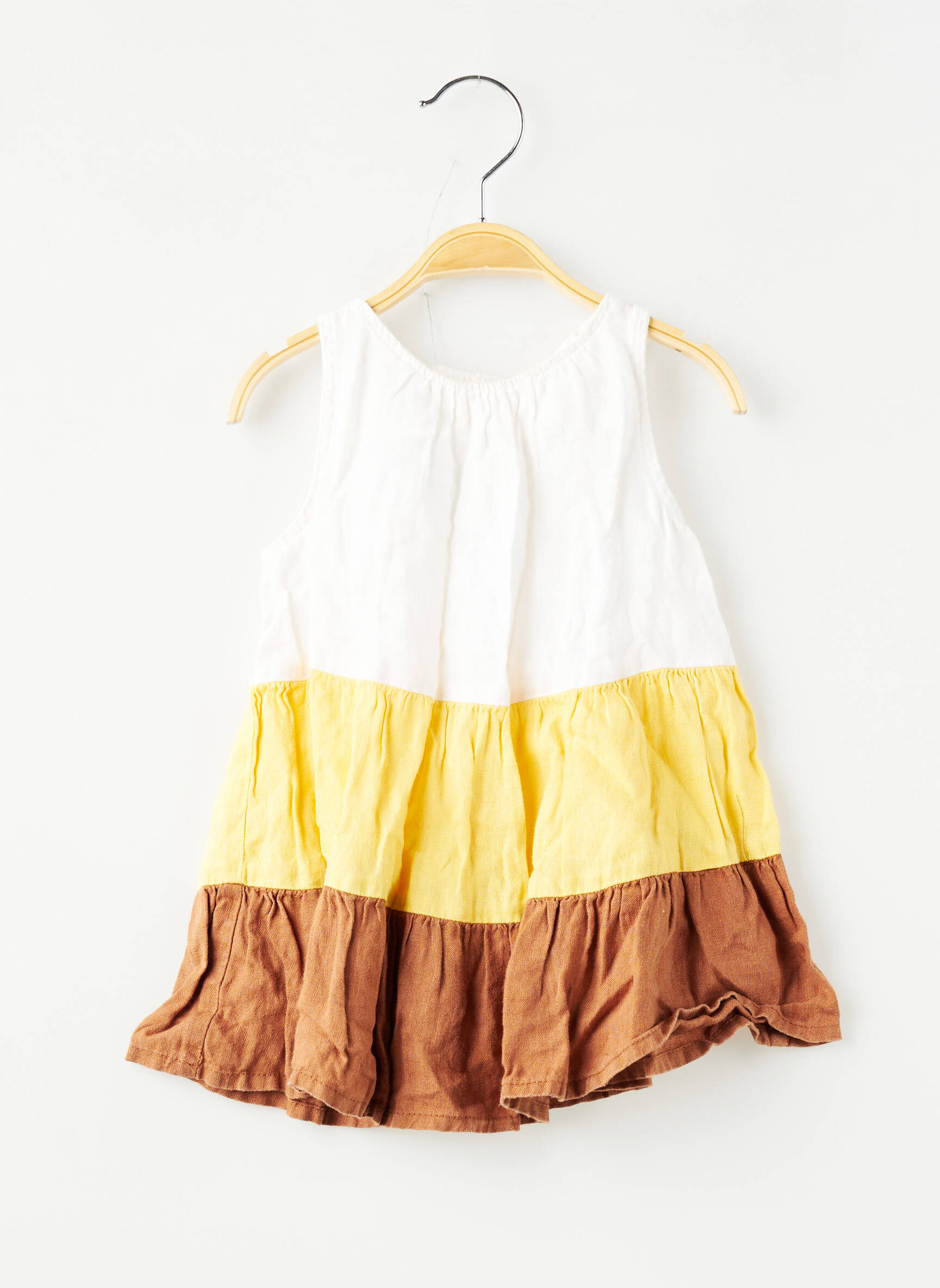 Rochie scurtă fără mâneci fără mâneci alb ZARA fată