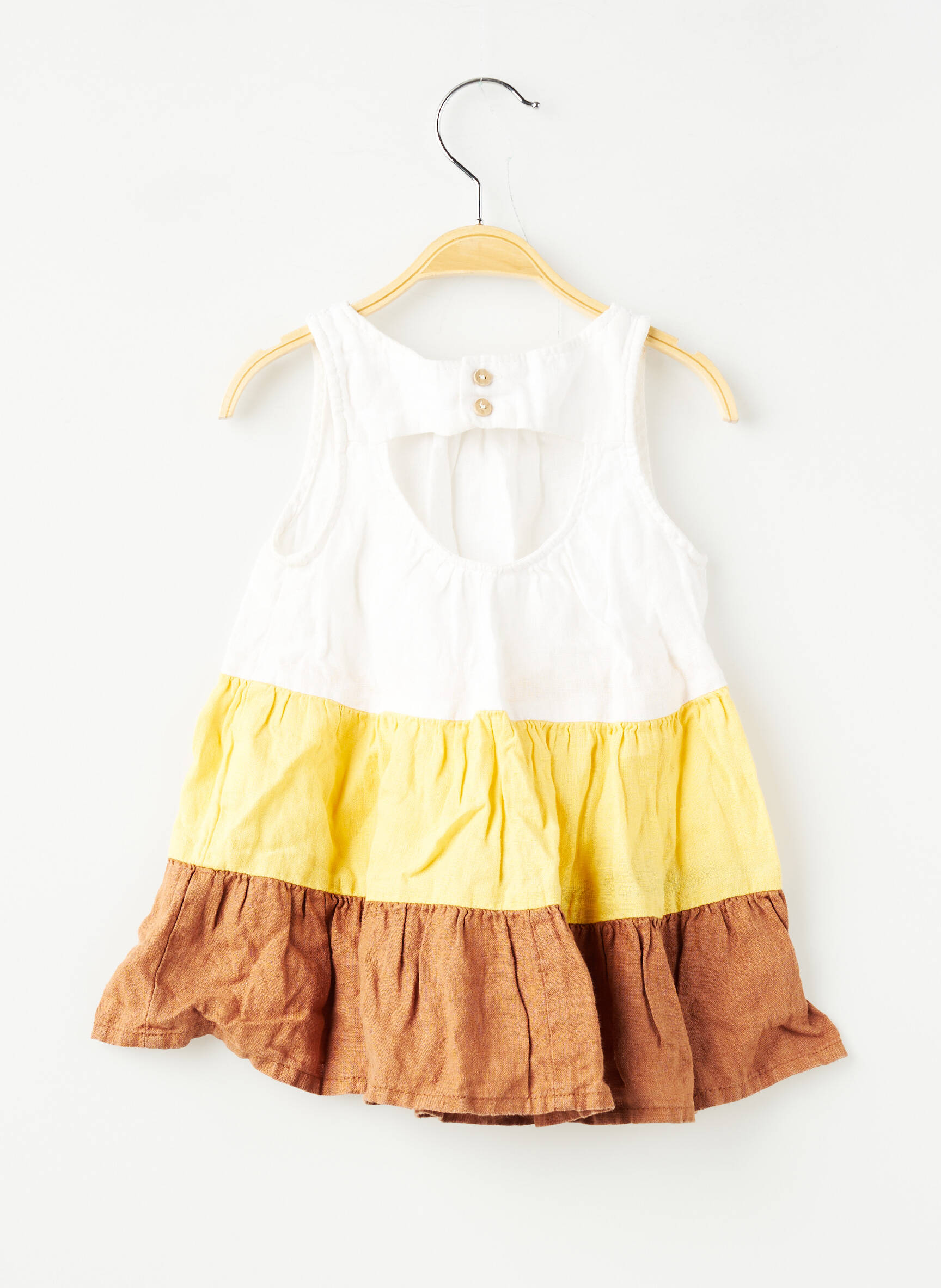 Rochie scurtă fără mâneci fără mâneci alb ZARA fată