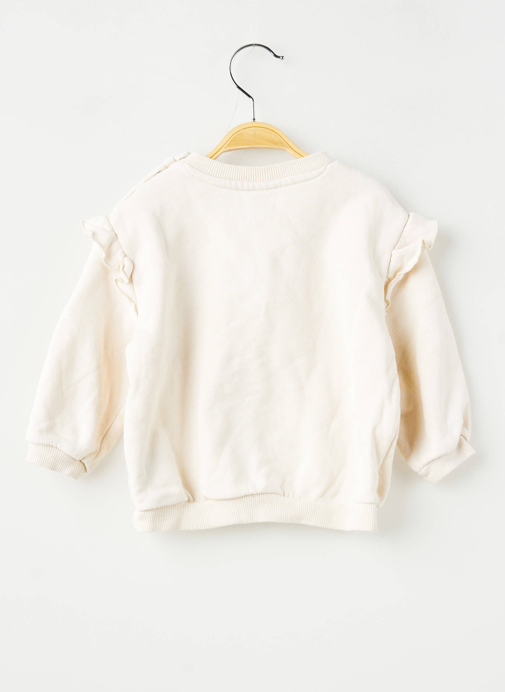 Hanorac mâneci lungi mâneci lungi alb H&M fată