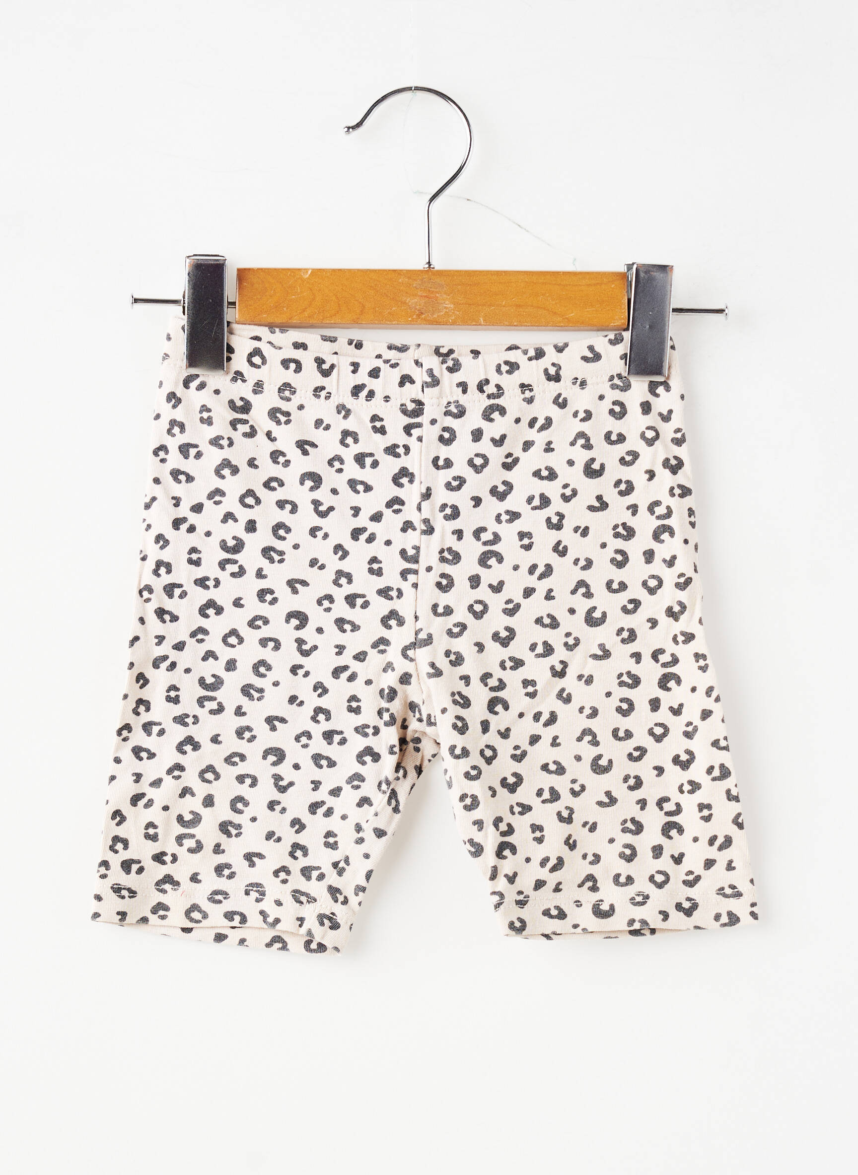 Pantalon de ciclism talie elastică bej H&M fată