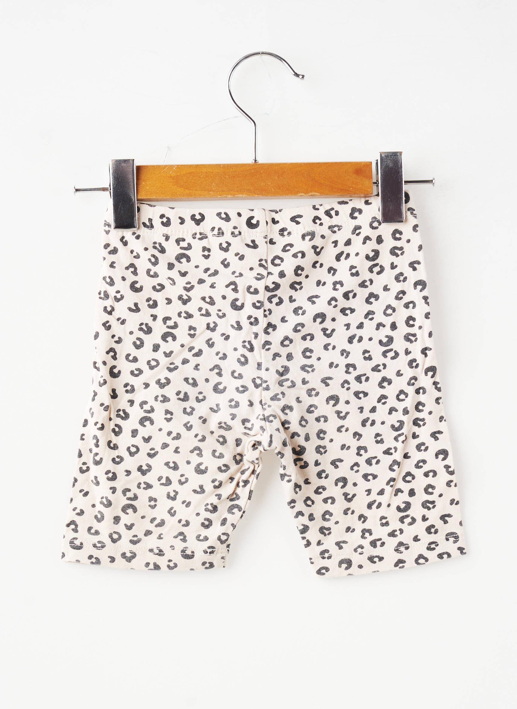 Pantalon de ciclism talie elastică bej H&M fată