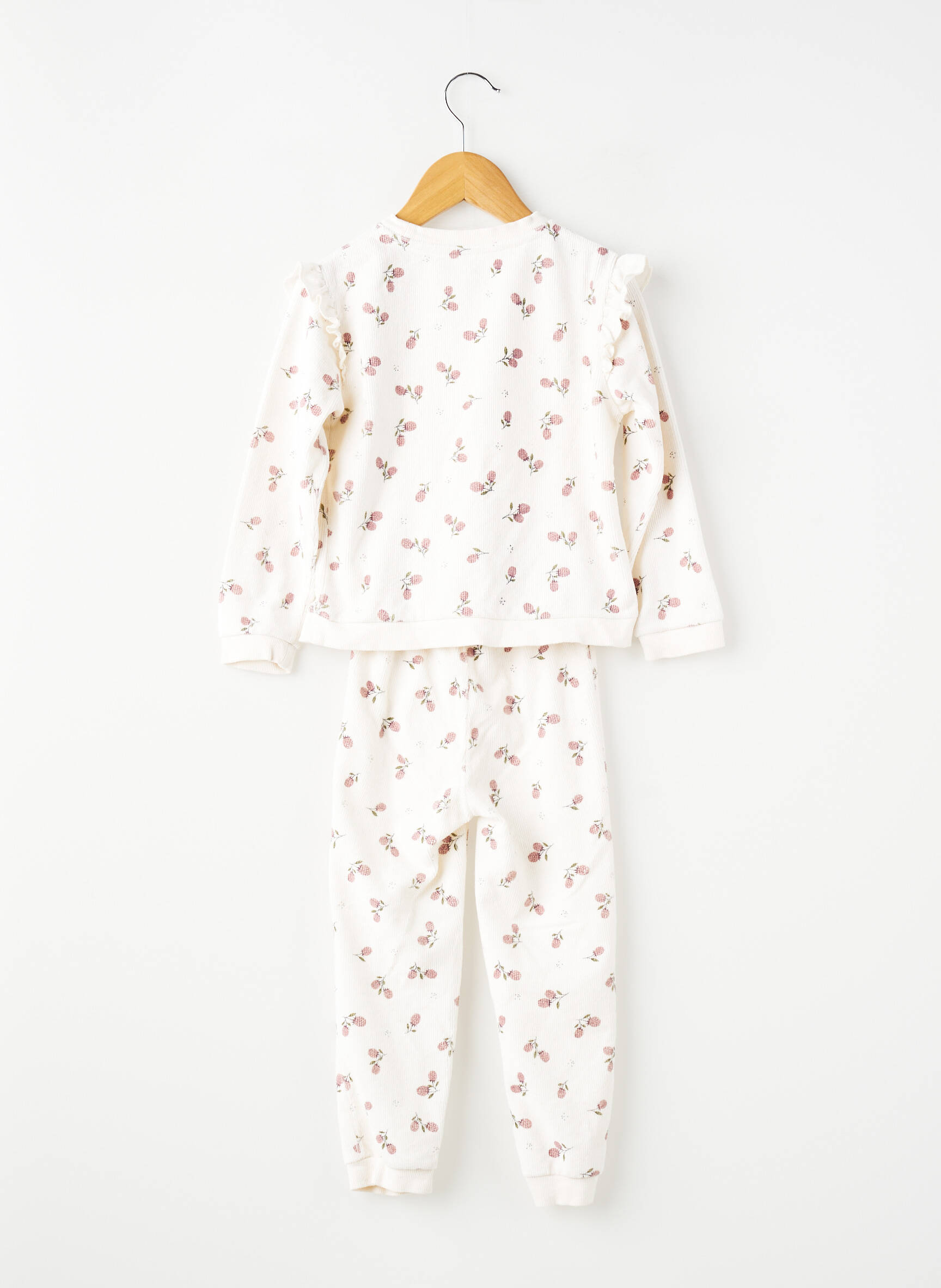 Pijama imprimat fantezie alb KIABI fată