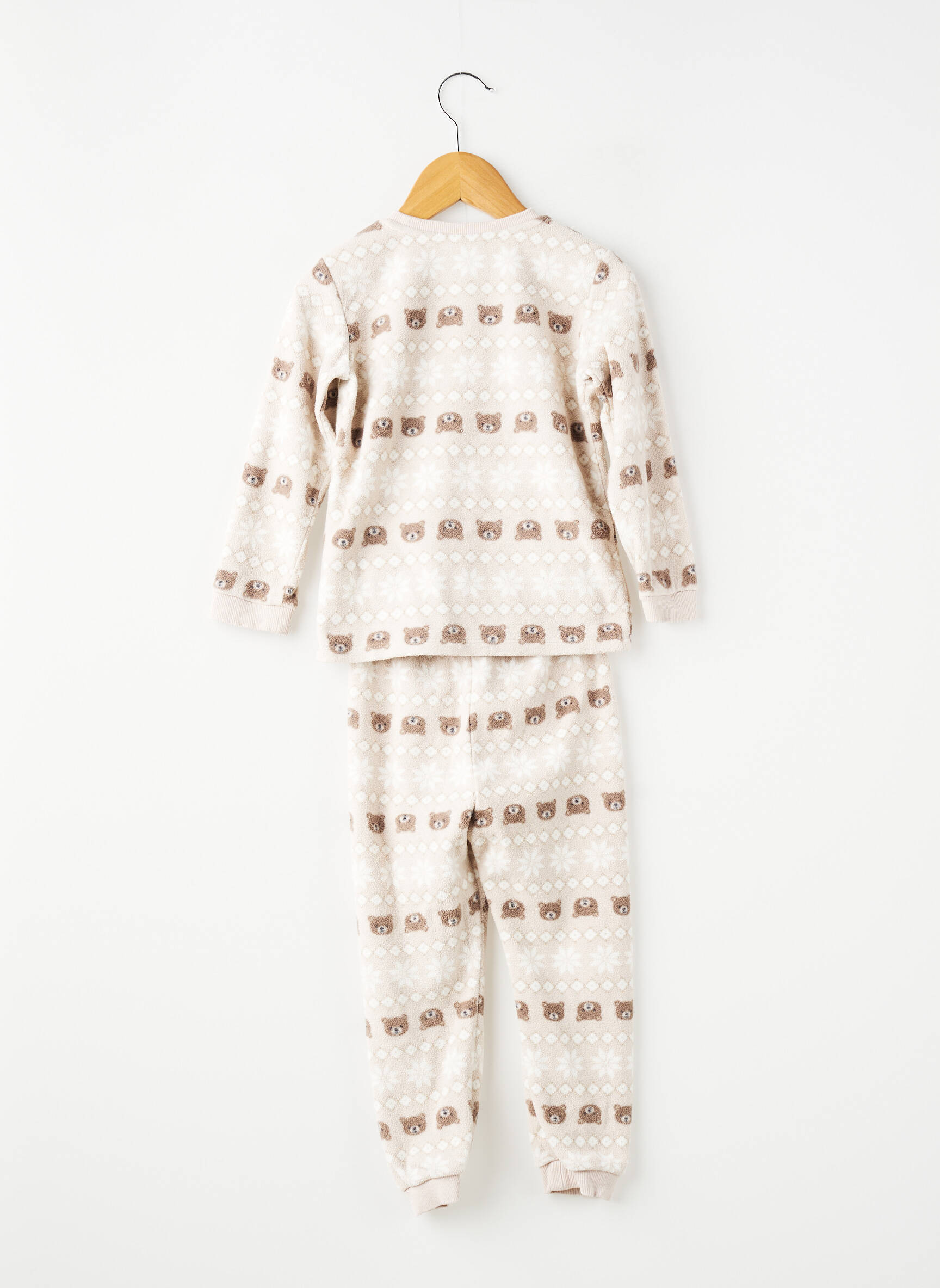 Pijama imprimat fantezie bej H&M fată