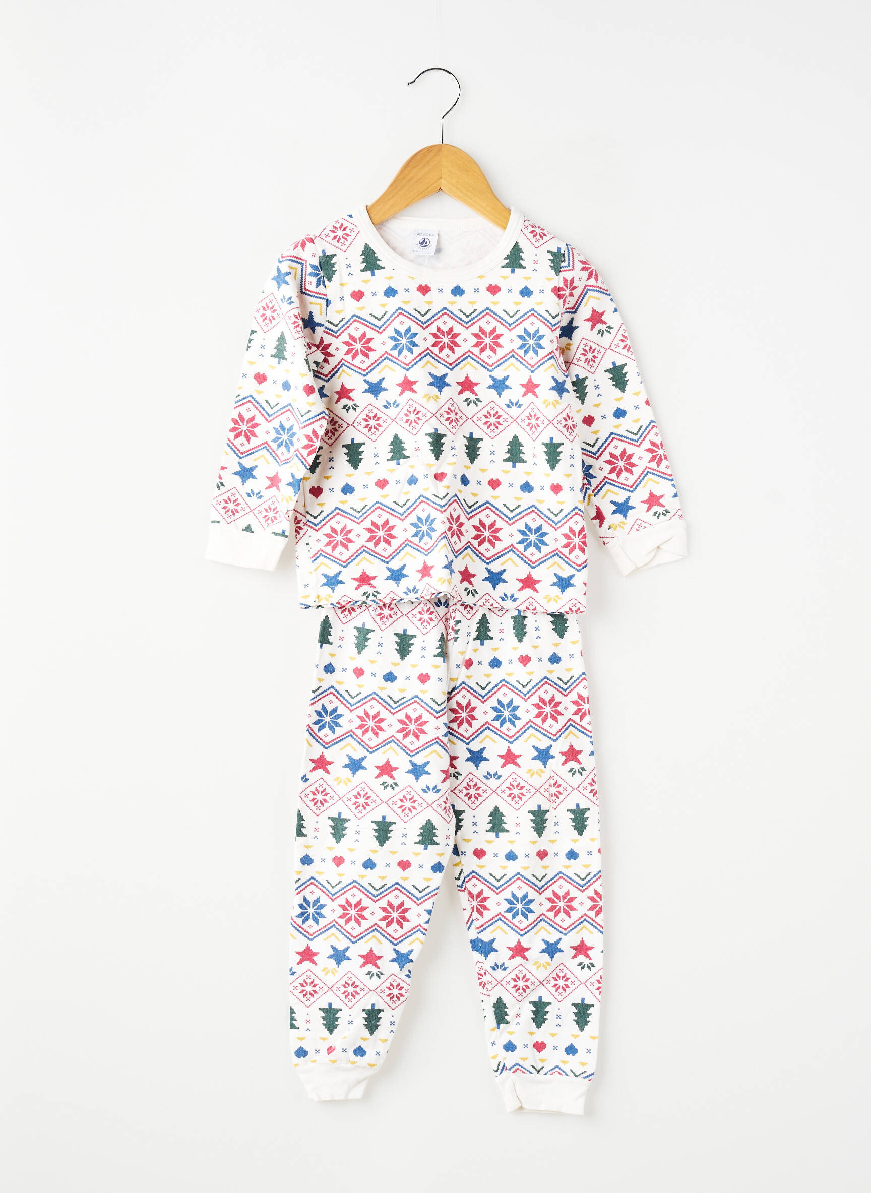Pijama bază pantalon alb PETIT BATEAU copil