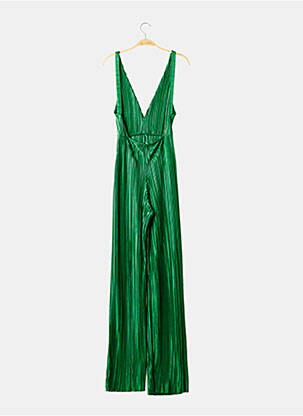 Salopetă-pantalon croială fluidă bretele subțiri verde PRETTY LITTLE THING femeie