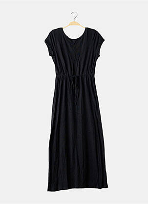 Rochie lungă mâneci scurte mâneci scurte negru SANS MARQUE femeie
