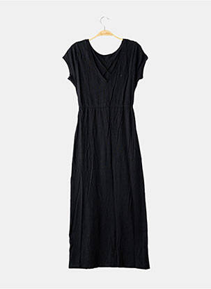 Rochie lungă mâneci scurte mâneci scurte negru SANS MARQUE femeie