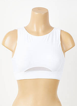 Sutien efect material satinat sutiene alb LUZ femeie