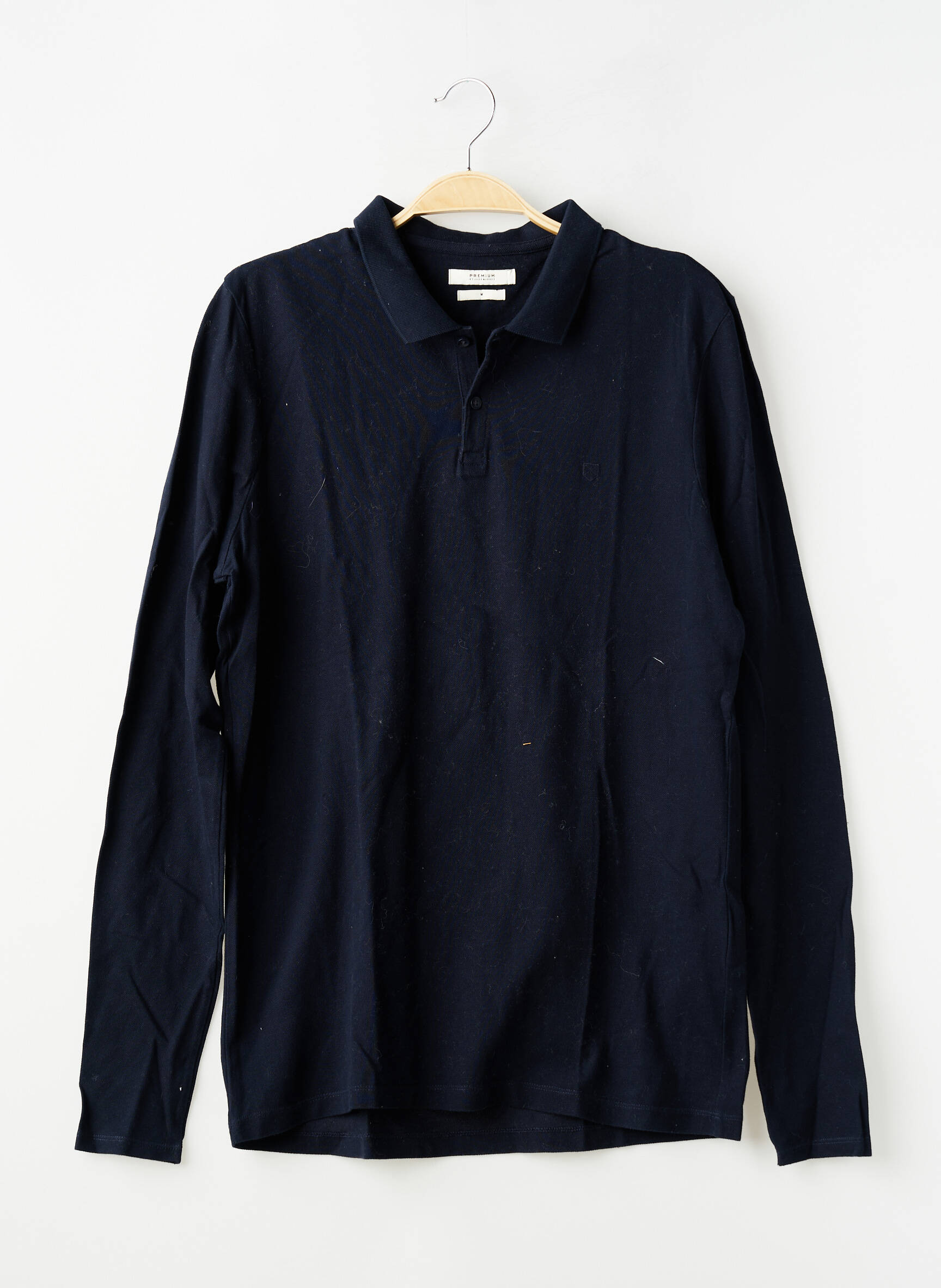 Polo mâneci lungi mâneci lungi albastru PREMIUM DE JACK AND JONES bărbat