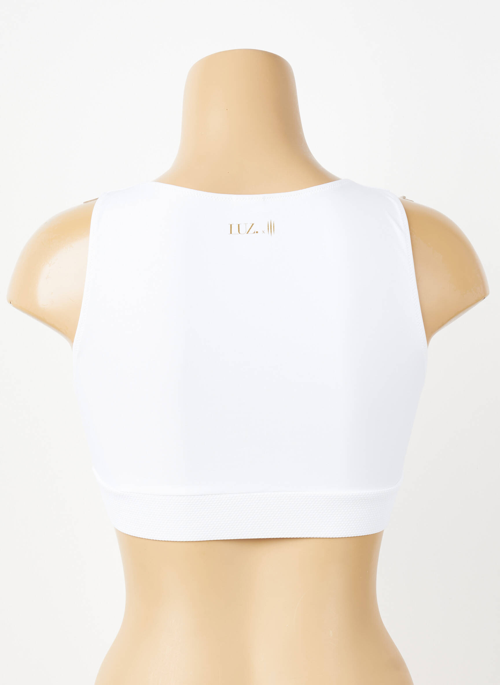 Sutien efect material satinat sutiene alb LUZ femeie