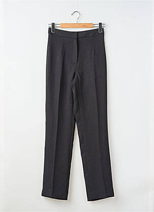 Pantalon drept țesătură crep talie înaltă negru KOOKAI femeie