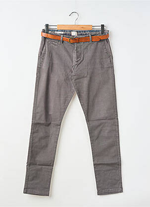 Pantalon chino țesătură poplin mărime normală gri JACK & JONES bărbat