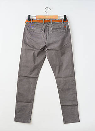 Pantalon chino țesătură poplin mărime normală gri JACK & JONES bărbat
