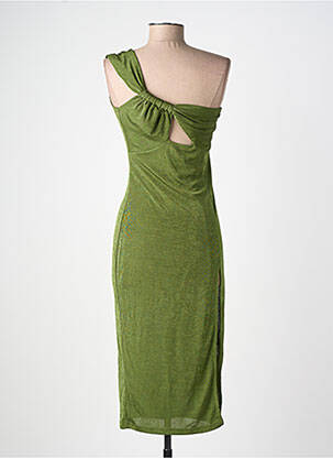 Rochie midi bretele subțiri verde CIDER femeie