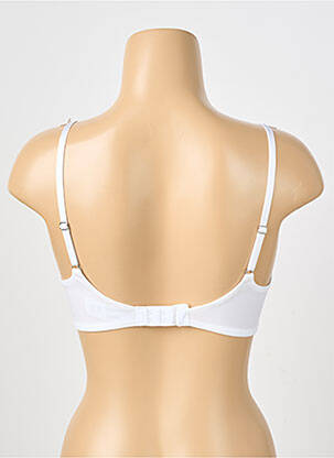 Sutien efect material satinat top sutien push-up alb WACOAL femeie