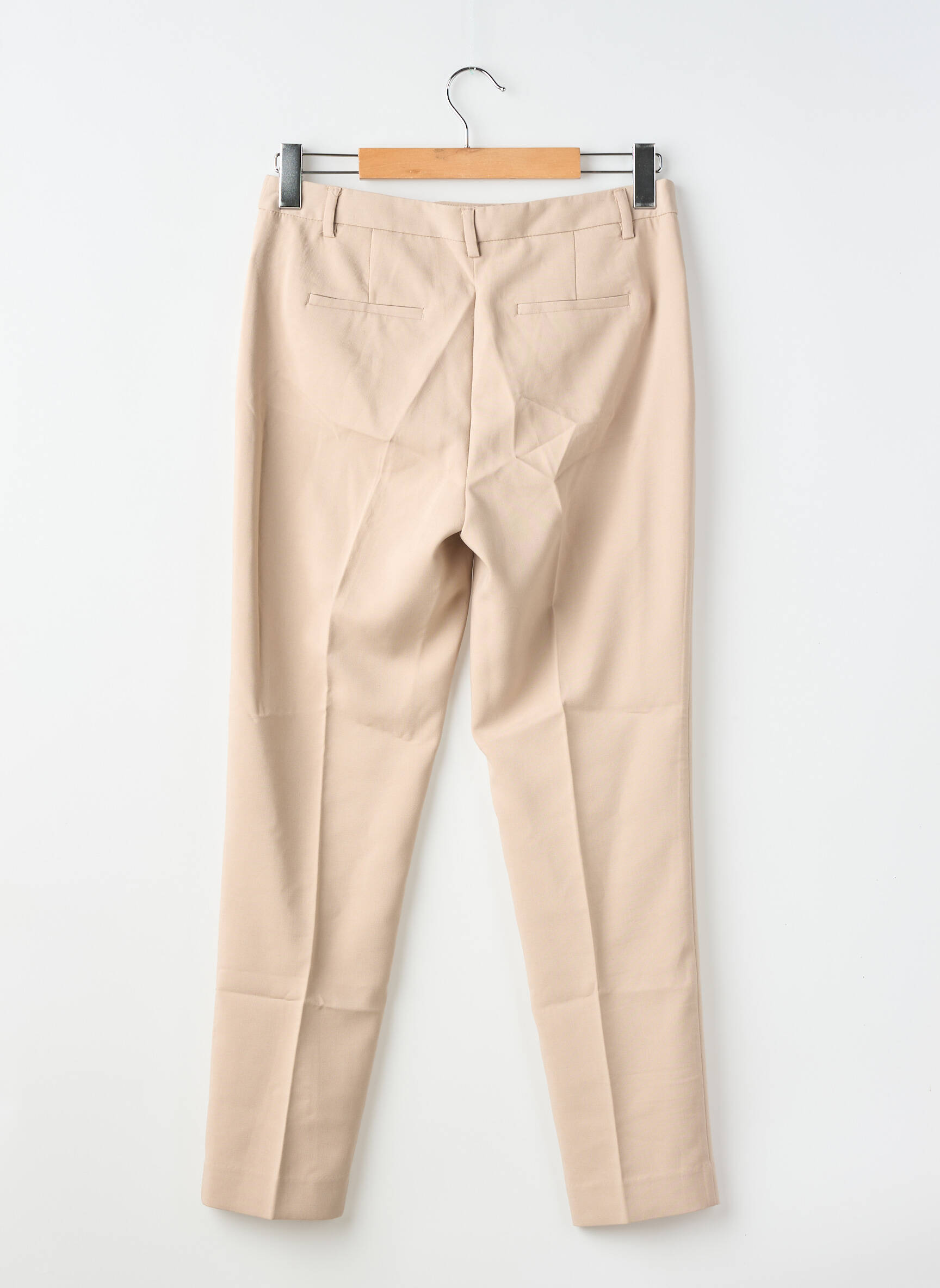 Pantalon chino țesătură poplin mărime normală bej C&A femeie