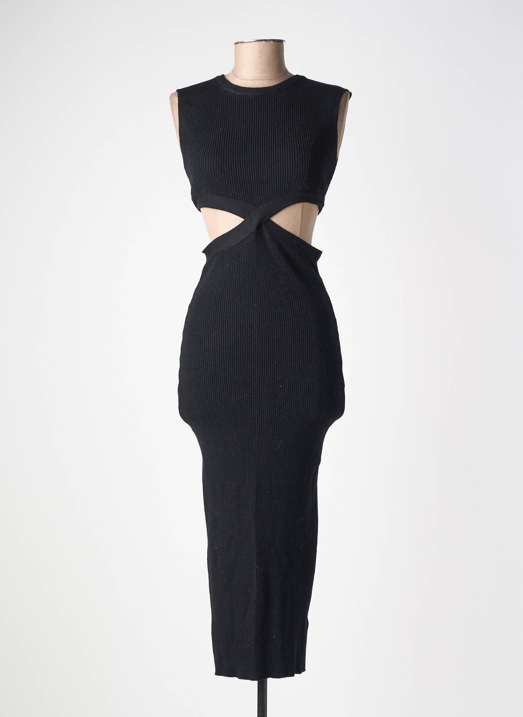 Rochie lungă fără mâneci fără mâneci negru LA PETITE ETOILE femeie