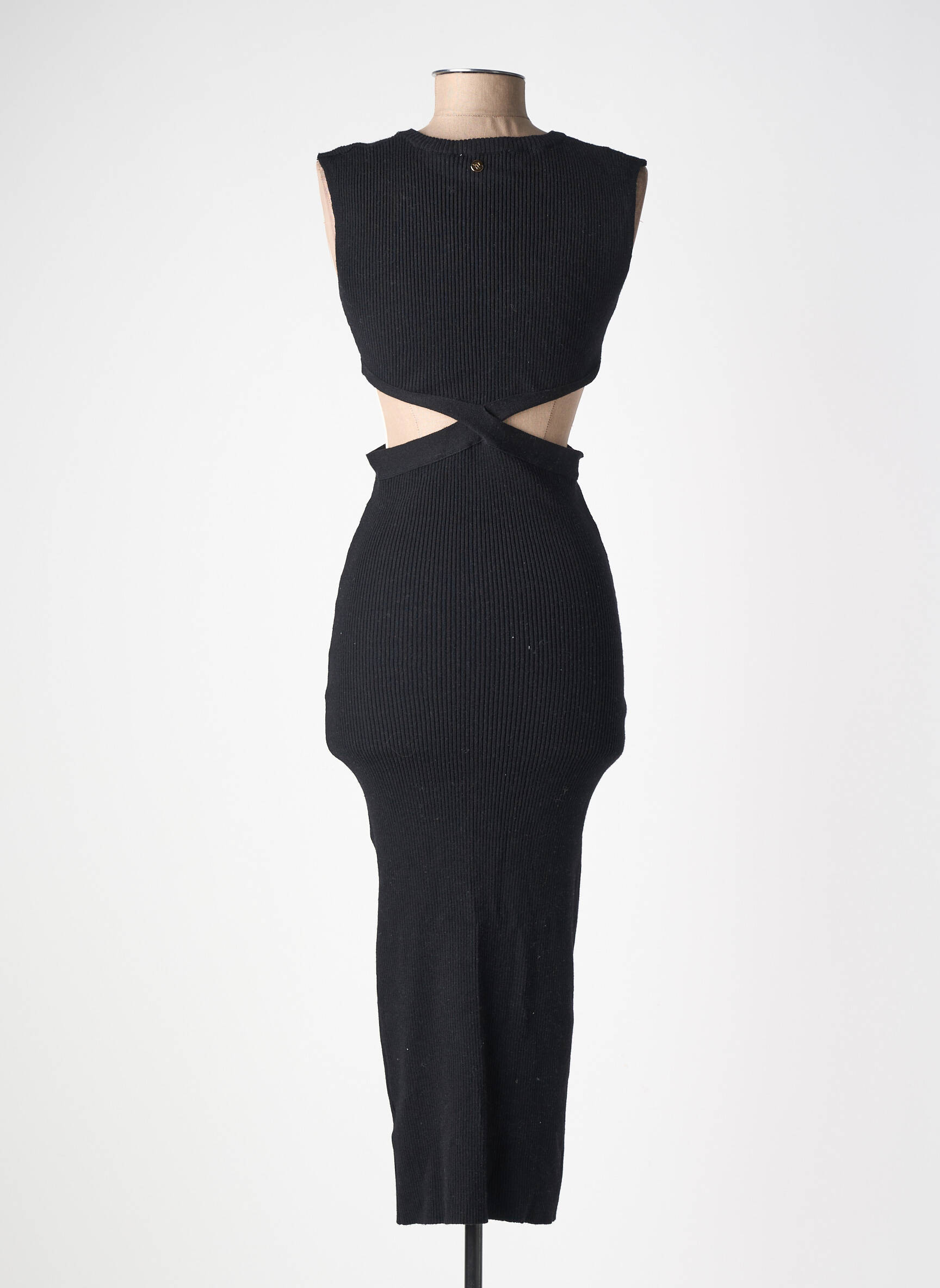 Rochie lungă fără mâneci fără mâneci negru LA PETITE ETOILE femeie
