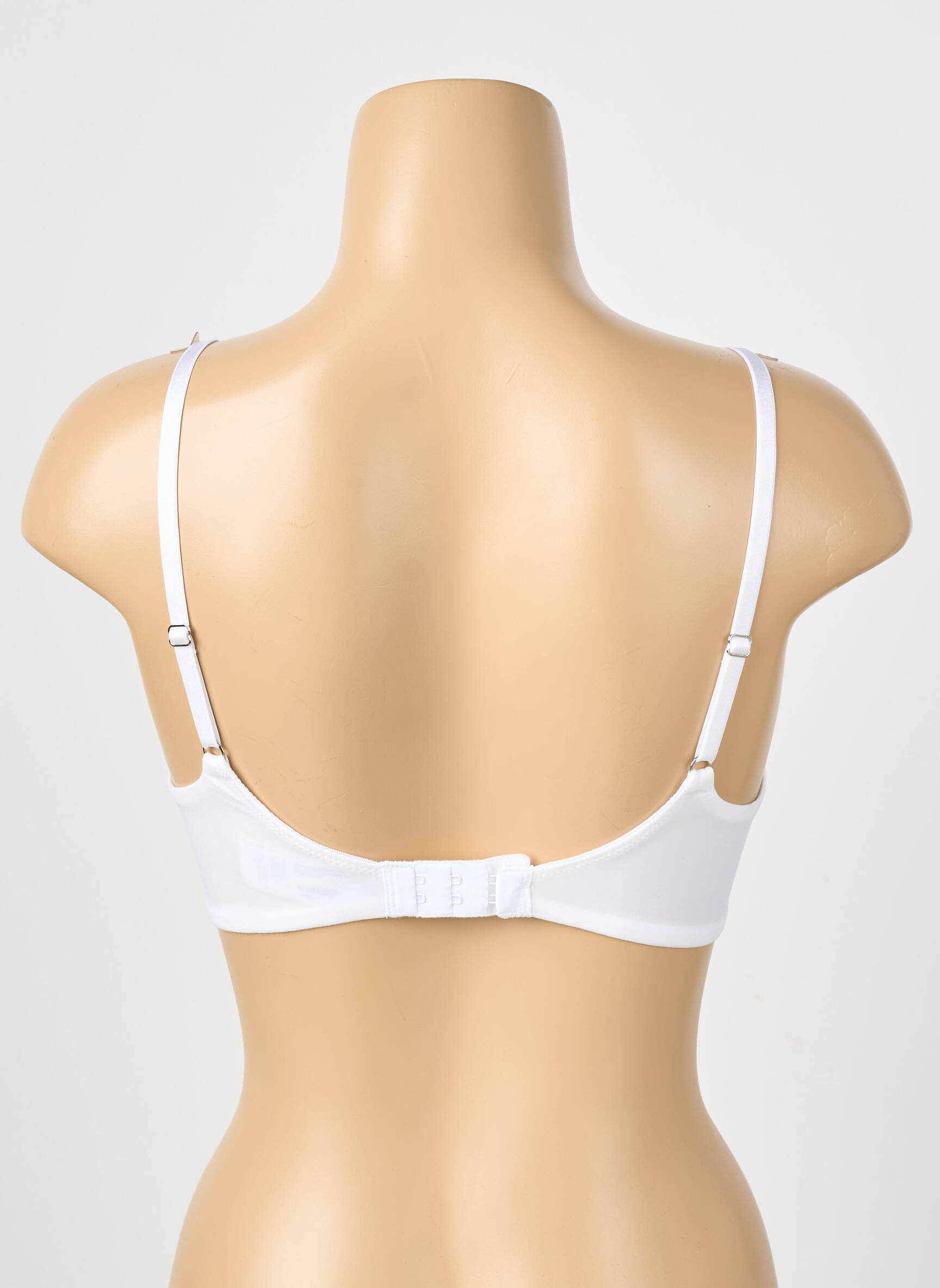 Sutien efect material satinat top sutien push-up alb WACOAL femeie
