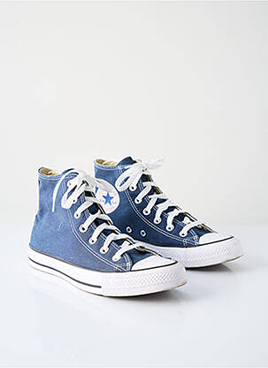 Adidași vârf rotund toc de 4 la 6 cm albastru CONVERSE femeie