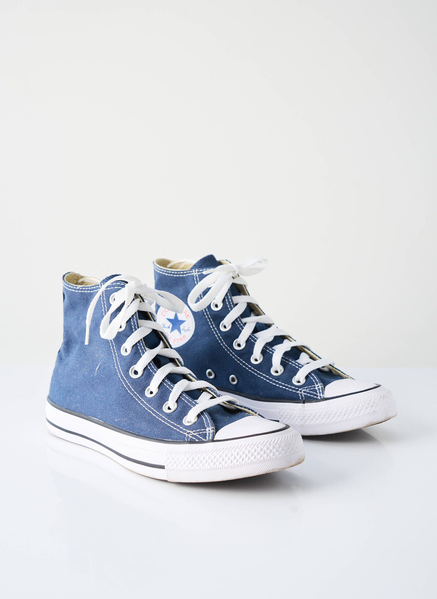 Adidași vârf rotund toc de 4 la 6 cm albastru CONVERSE femeie