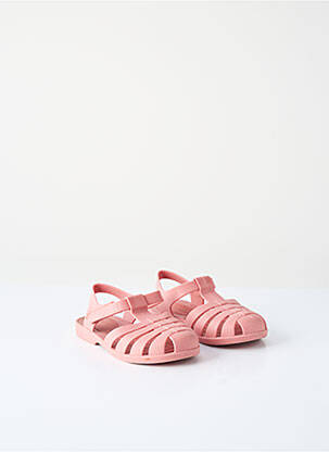 Sandale/pantofi decupați vârf rotund vârf rotund roz SANS MARQUE fată