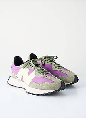 Adidași vârf rotund toc plat până la 3 cm verde NEW BALANCE femeie