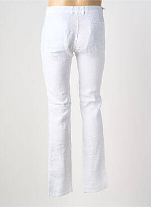 Pantalon slim închidere cu fermoar sub clapetă cu nasturi alb BLUE LEMON bărbat